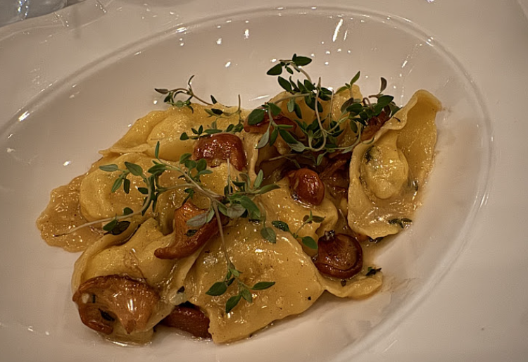 Osteria Mozza signature dishes Ricotta and Egg Raviolo
Orecchiette
Grilled Beef Tagliata
